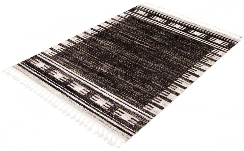 Vera Harmony Black Area Rug - 7'10\" x 10'5\"