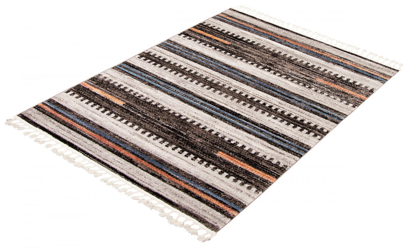 Vera Linear Multi-Colour Area Rug - 7'10\" x 10'5\"