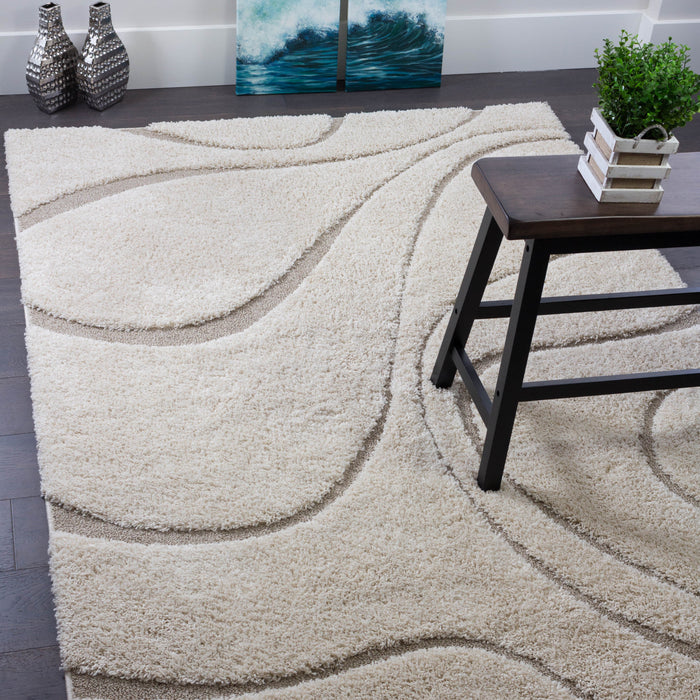 Oak Cream 3x5 Area Rug