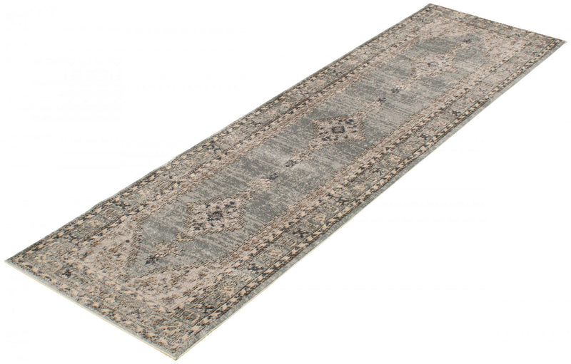 Octavian Bijar Blue Area Rug - 2'7\" x 8'2\"
