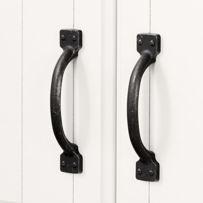 Farnel 2-Door Storage Cabinet - Pure White