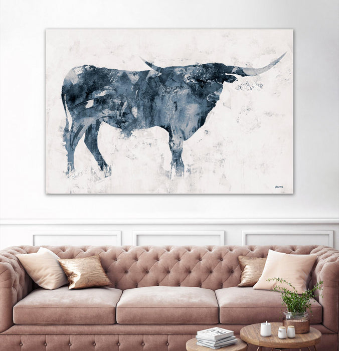 \"Longhorn V2\" Giant Art 72x48 Wall Art