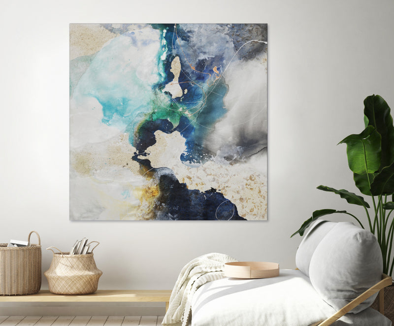 \"Kinky Flow\" Giant Art 72x72 Wall Art