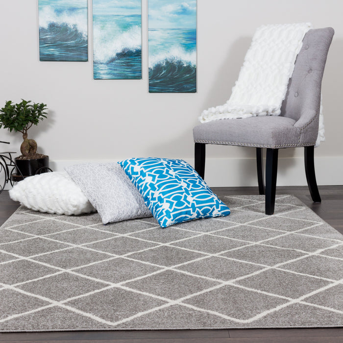 Lav Lat Basics 5x8 Area Rug
