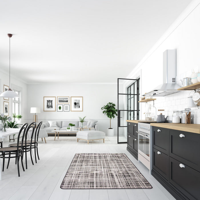 Panthea Black Area Rug - 2'2\" X 6'7\" 