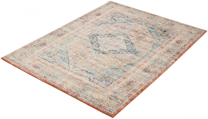 Bolivar Bijar Multi Colour Area Rug - 6'7\" x 8'6\"