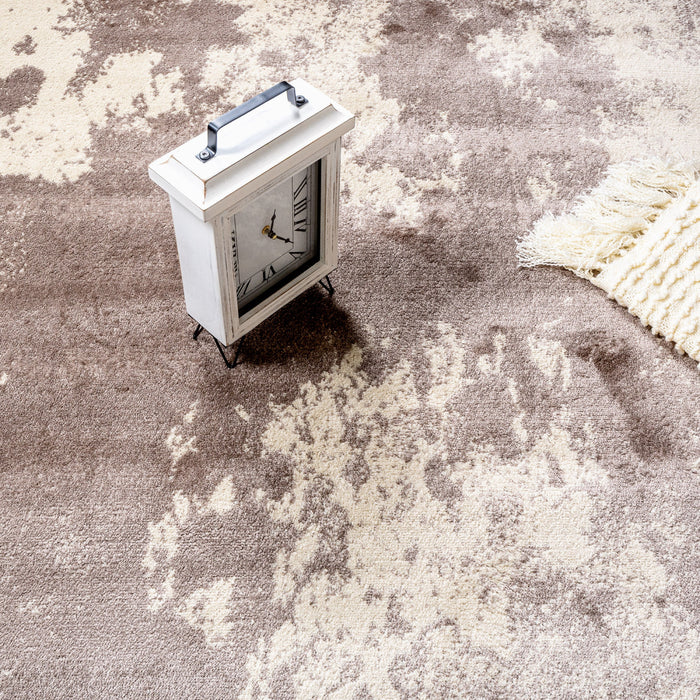 Sav Splash Grey 3x5 Area Rug