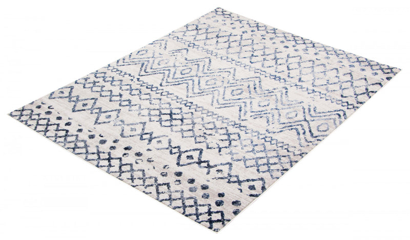 Dita Navy Area Rug - 7'10\" X 10'2\" 