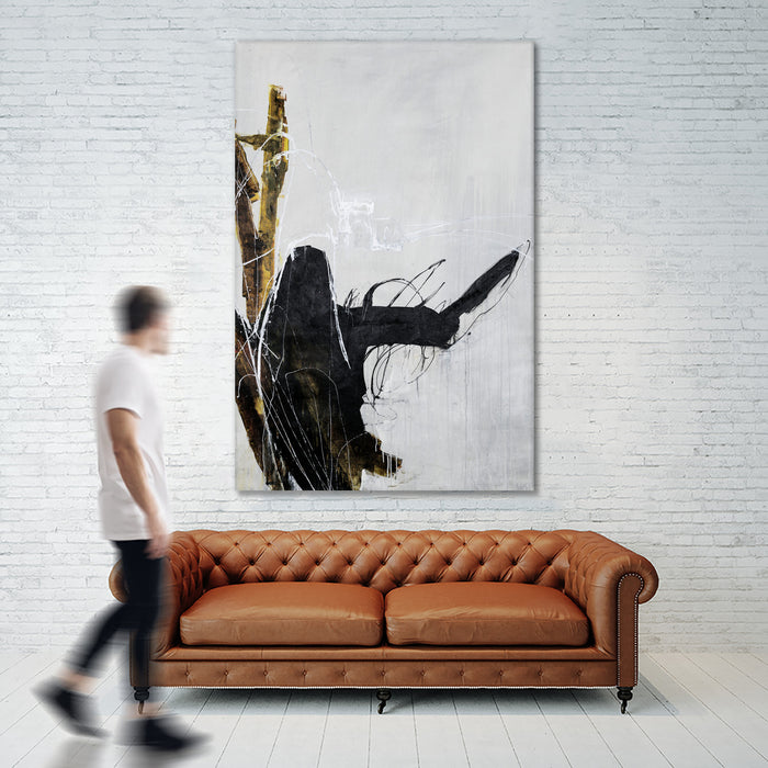 \"Lever Down\" Giant Art 84x54 Wall Art