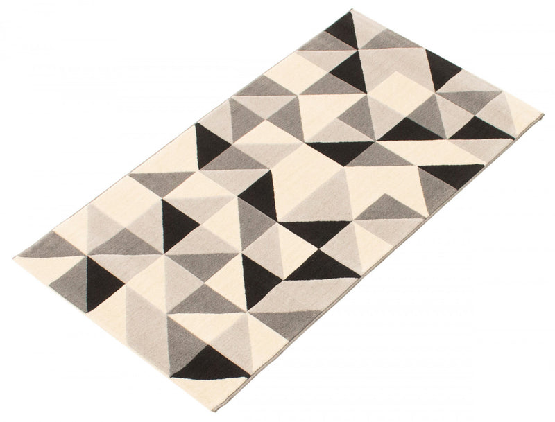 Nuria Black 2'8\" x 4'11\" Area Rug