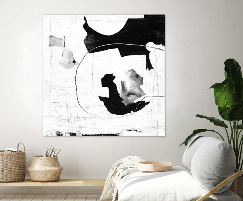 \"Traces Of Silver Iii\" Giant Art 54x54 Wall Art