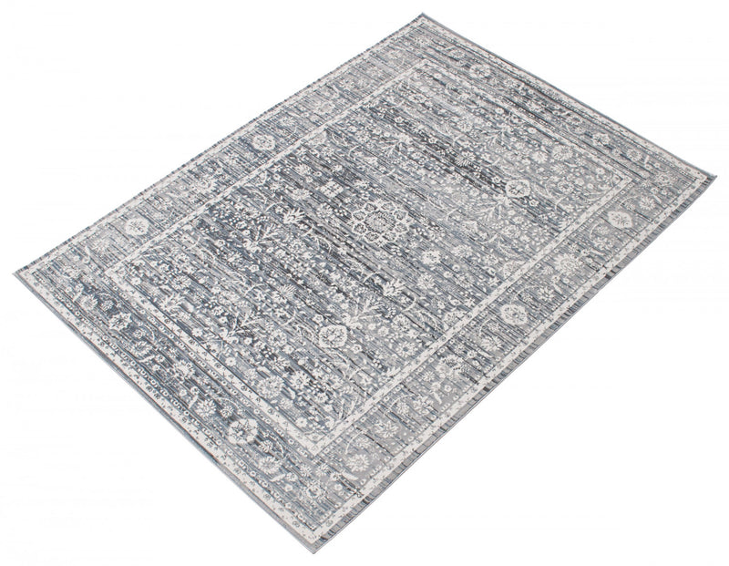 Shaleigh Cream, Grey Rug 8'0\" X 10'0\" Area Rug