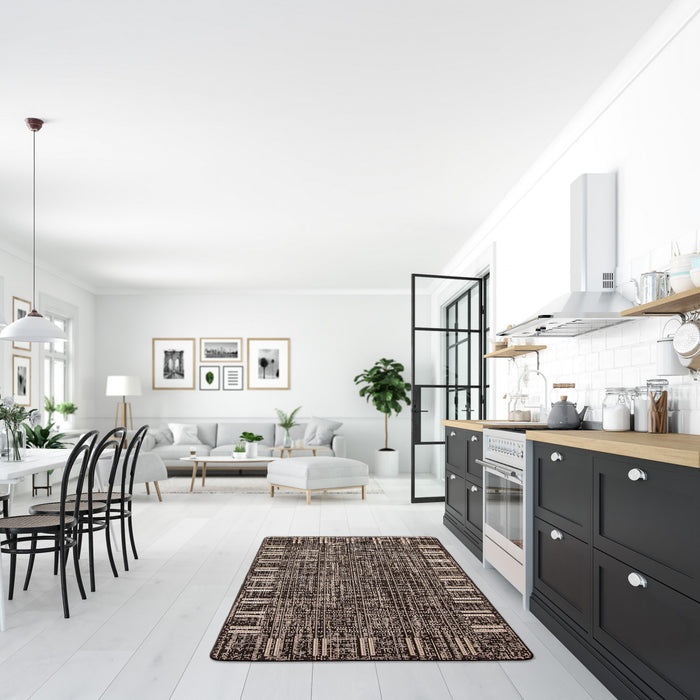 Joni Chocolate Area Rug - 2'2\" X 6'7\" 