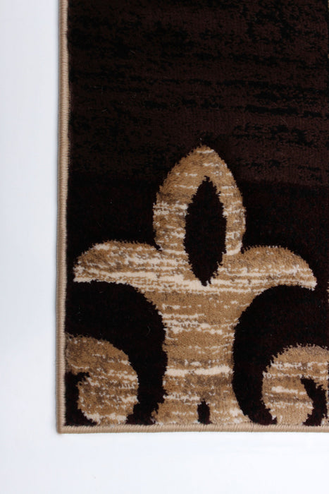 Neda Burgundy Area Rug - 3'11\" X 5'7\" 