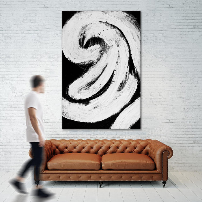 \"Loosely Intertwined Ii\" Giant Art 72x48 Wall Art