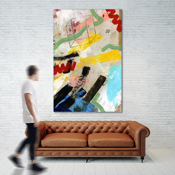 \"Palette 2\" Giant Art 72x48 Wall Art