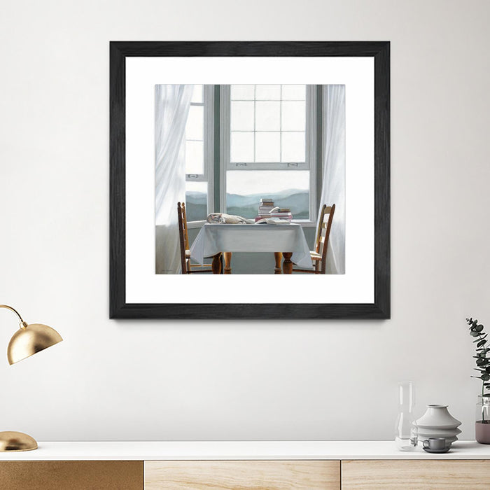 \"Accidental Scholar\" Matted and Framed Black 36x36 Wall Art