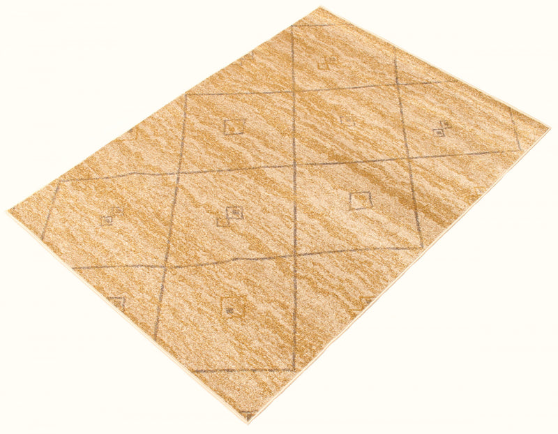 Grande Ivory/Gold 5'3\" X 7'3\" Area Rug
