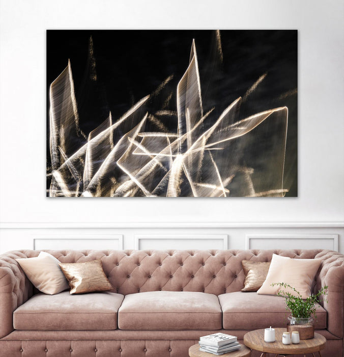 \"Chiffon Light Sculpture\" Giant Art 84x54 Wall Art