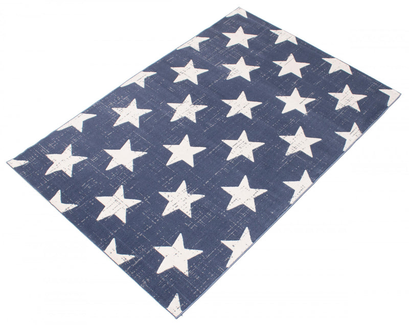 Ira Navy 5'3\" x 7'7\" Area Rug