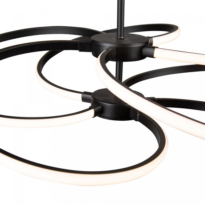Equinox 30 W LED Black Pendant Light