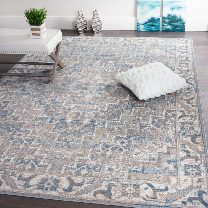 Shi Vin Diamond Blue 3x5 Area Rug
