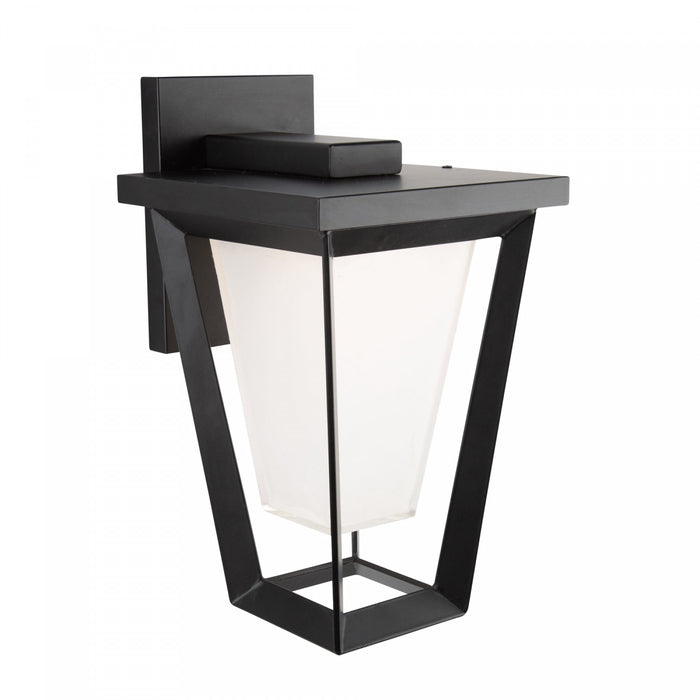 Waterbury Black 15 W LED Outdoor Wall Light
