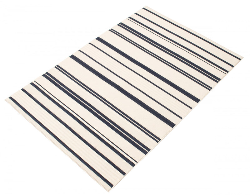 Talya Blue-Ivory 3'11\" x 5'7\" Area Rug