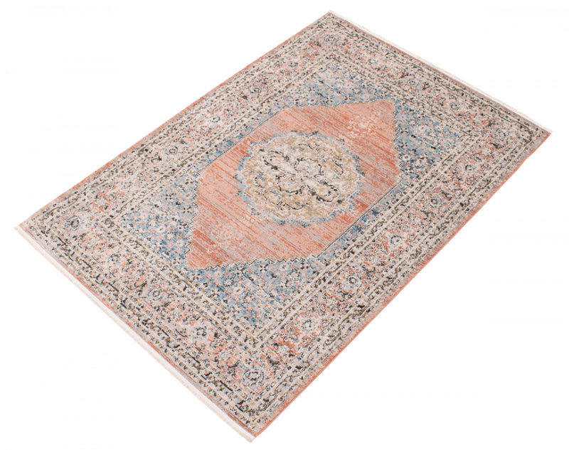 Zarita Copper Rug 6'7\" X 9'6\" Area Rug