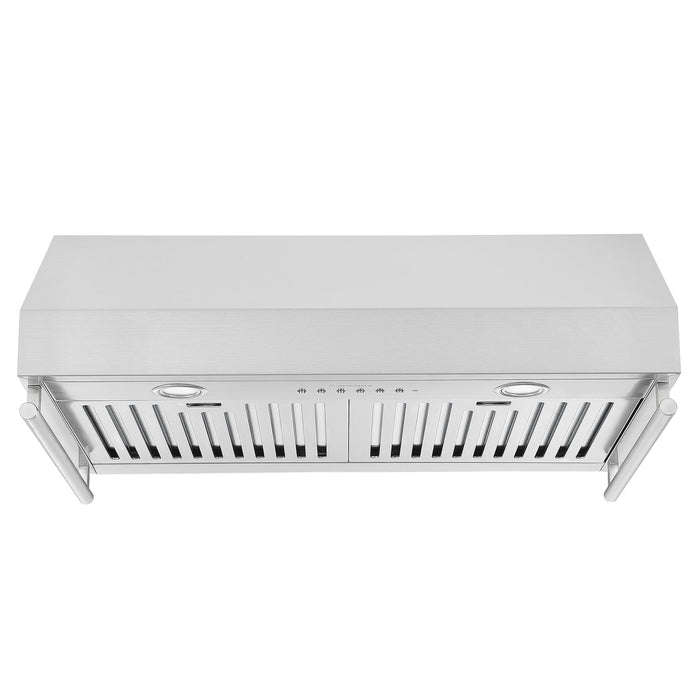 Ancona 30\" Under Cabinet Range Hood with Utensil Hooks - AN-1278