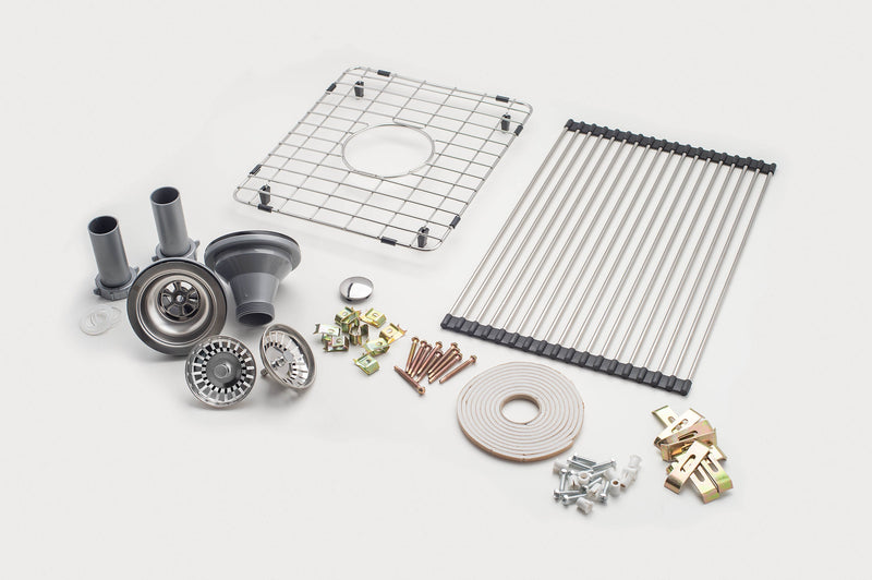 Ancona Valencia Series 33\" 50/50 Dual Mount Kitchen Sink - AN-3335