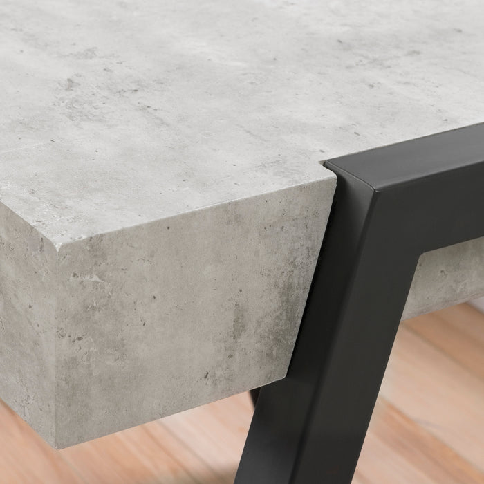 City Life Square End Table - Concrete