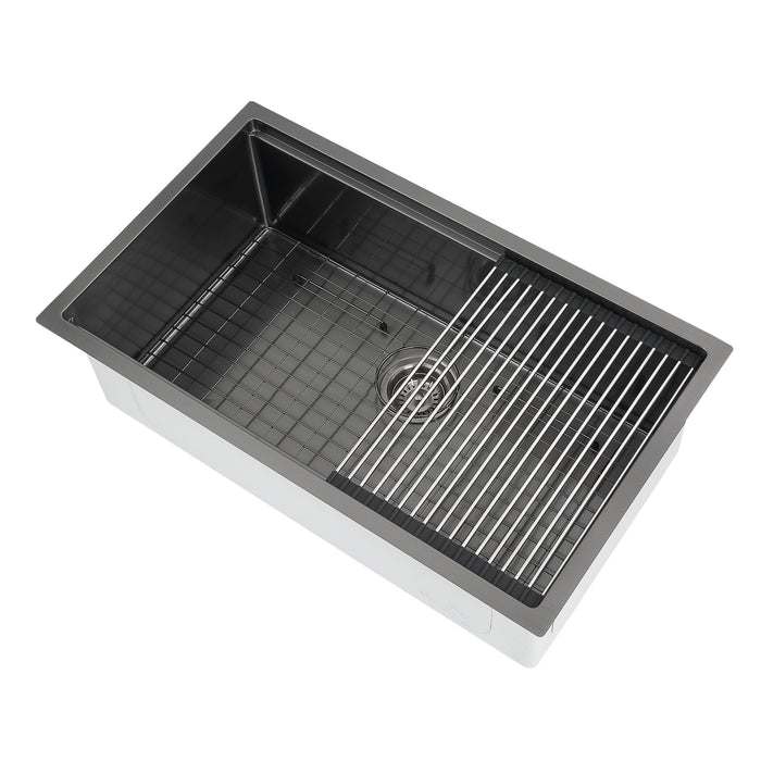 Ancona 32\" Undermount Kitchen Sink - AN-3356