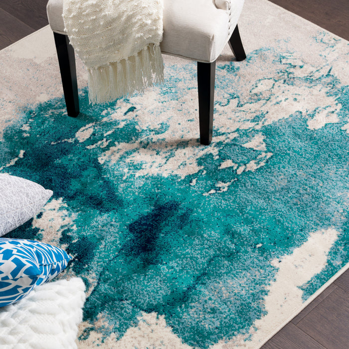 Sav Splash 3x5 Area Rug