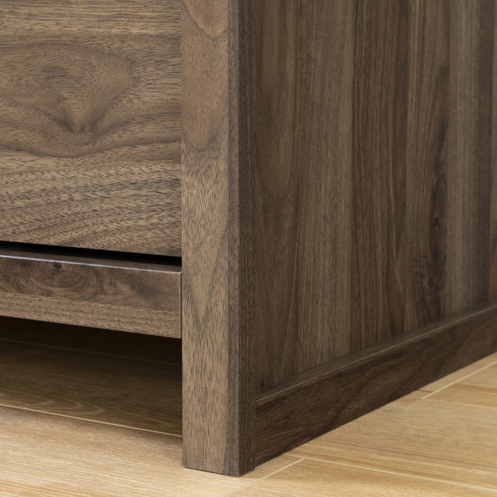 Tao 2-Drawer Nightstand - Natural Walnut