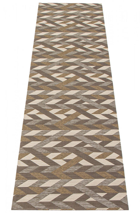 Bellezza Dark Brown 2'2\" x 22'0\" Area Rug