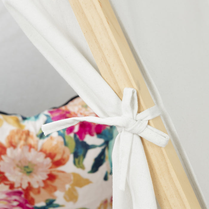 Sweedi Play Tent With Chalkboard - White and Natural