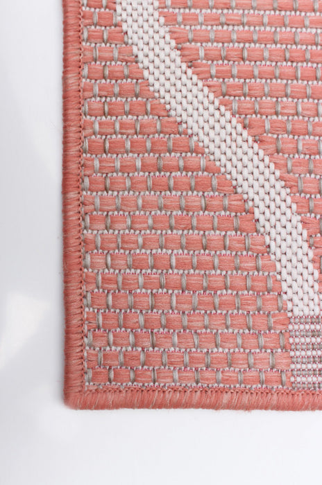 Neisha Abstract Coral Rug 5'3\" X 7'3\" Area Rug