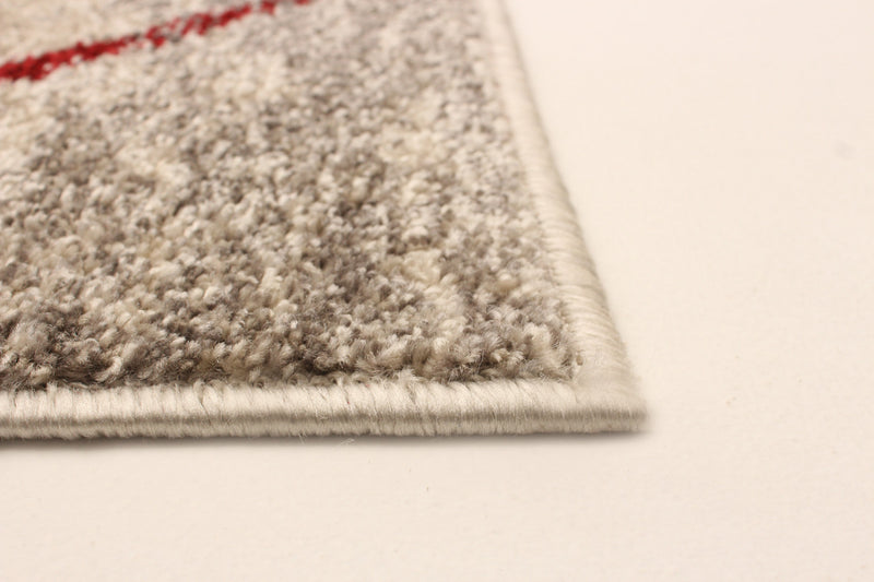 Grande Ivory/Red 3'11\" X 5'7\" Area Rug
