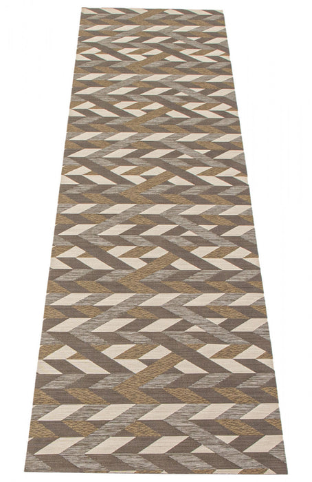 Bellezza Dark Brown 2'2\" x 16'0\" Area Rug
