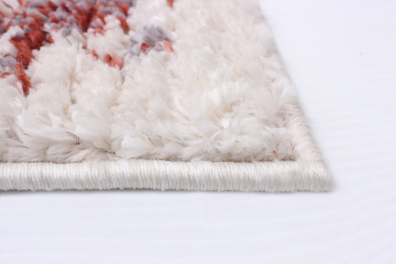 Paloma Quashqai White Area Rug - 6'7\" x 9'6\"