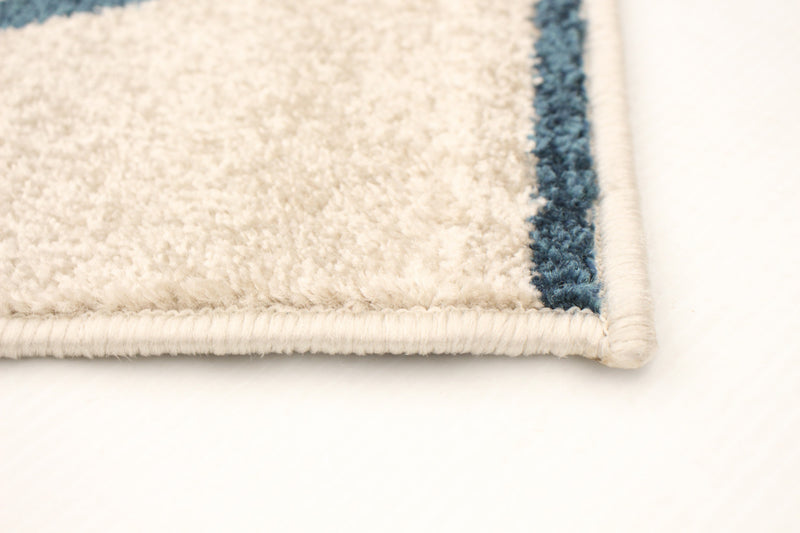 Anandi Ivory-Blue Area Rug - 3'11\" x 5'7\"