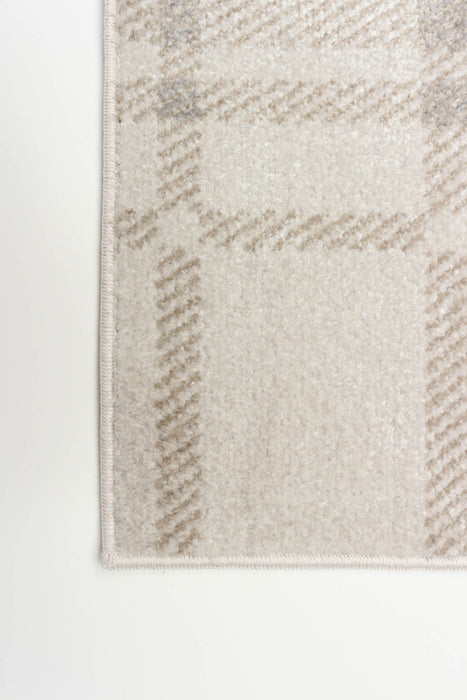 Roma Ivory Machine Washable Area Rug - 2'6\" x 8'0\"