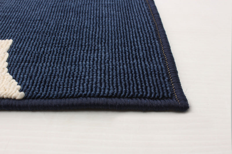 Sophie Ivory-Navy Area Rug - 4'7\" x 6'7\"