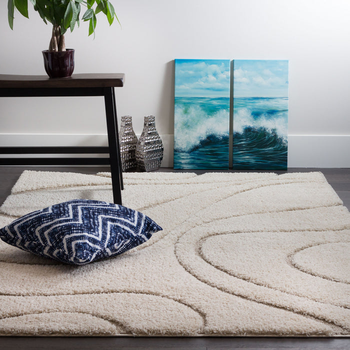 Oak Cream 3x5 Area Rug