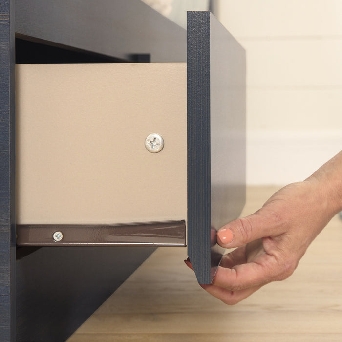 Aviron Twin Mates Bed With 3 Drawers - Blueberry