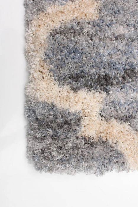 Dimity Grey/Light Blue Area Rug - 6'7\" x 9'6\"