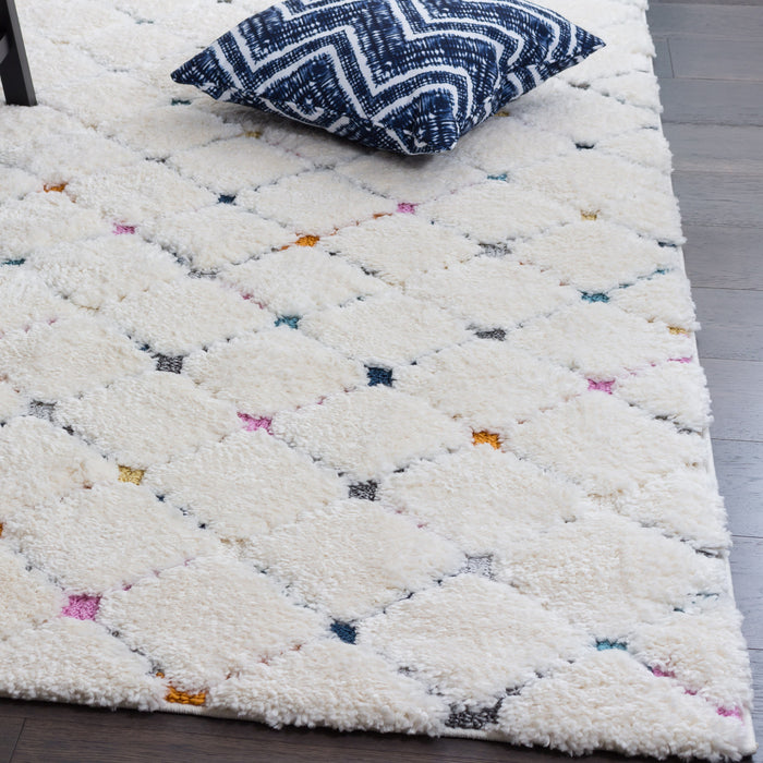 Lola Lattice 3x5 Area Rug