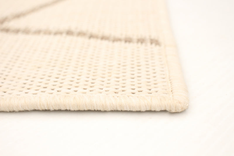 Sadie Abstract Champagne-Taupe Area Rug - 5'3\" x 7'7\"