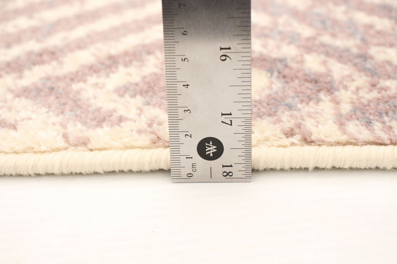 Electra Silver-Rose Area Rug - 3'11\" x 5'7\"